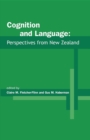 Image for Cognition and Language: Perspectives from New Zealand