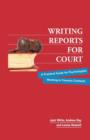 Image for Writing Reports for Court