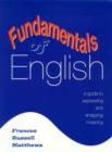 Image for Fundamentals of English