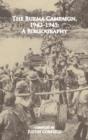 Image for The Burma Campaign 1942-1945 : A Bibliography