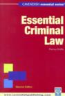 Image for Australian Essential Criminal Law