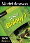 Image for Model Answers Senior Biology 1 : 2008 Student Workbook