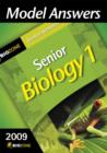 Image for Model Answers Senior Biology 1 : 2009 Student Workbook