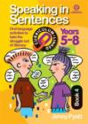 Image for Speaking in Sentences : Bk 4
