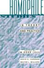 Image for Homophile Studies in Theory and Practice