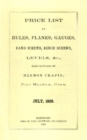 Image for H. Chapin 1859 Price List