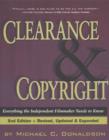 Image for Clearance &amp; copyright  : everything the independent filmmaker needs to know