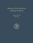 Image for Memoirs of the American Academy in Rome, Vol. 59 (2014) / 60 (2015)