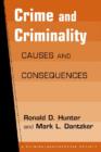 Image for Crime and Criminality : Causes and Consequences