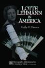Image for Lotte Lehman in America