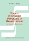 Image for Formal Mentoring Programs in Organizations : An Annotated Bibliography