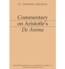 Image for Commentary on Aristotle`s De Anima