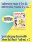 Image for Spanish Supplement to Science Night Family Fun from A to Z