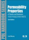 Image for Permeability Properties of Plastics and Elastomers : A Guide to Packaging and Barrier Materials