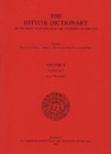 Image for The Hittite dictionary of the Oriental Institute of the University of ChicagoVolume éS, fascicle 3