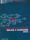Image for Trade Policy Review - Belize &amp; Suriname 2004