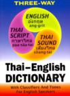 Image for Thai-English and English-Thai Three-Way Dictionary
