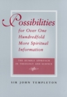 Image for Possibilities for Over One Hundredfold More Spiritual Information : The Humble Approach in Theology and Science