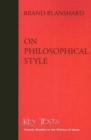Image for On Philosophical Style
