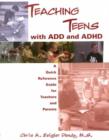 Image for Teaching Teens with ADD and ADHD