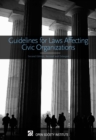Image for Guidelines for Laws Affecting Civic Organizations
