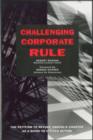 Image for Challenging Corporate Rule