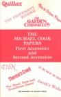 Image for Michael Cook Papers : First Accession &amp; Second Accession