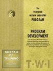 Image for Training Within Industry: Program Development