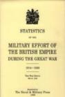Image for Statistics of the Military Effort of the British Empire During the Great War 1914-1920