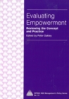 Image for Evaluating Empowerment : Reviewing the concept and practice