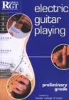 Image for Electric guitar playing: Preliminary grade