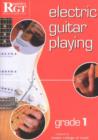 Image for Electric guitar playing: Grade one