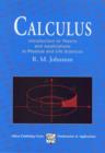 Image for Calculus : Introductory Theory and Applications in Physical and Life Science