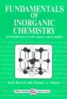 Image for Fundamentals of inorganic chemistry  : an introductory text for degree studies