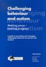 Image for Challenging behaviour and autism  : making sense - making progress