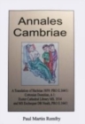 Image for Annales Cambriae : A Translation of Harleian 3859; PRO E.164/1; Cottonian Domitian, A 1; Exeter Cathedral Library MS. 3514 and MS Exchequer DB Neath, PRO E