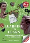 Image for Learning to learn  : making learning work for all students