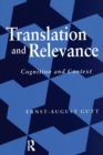 Image for Translation and relevance  : cognition and content