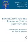 Image for Translating for the European Union institutions