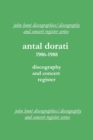 Image for Antal Dorati 1906-1988: Discography and Concert Register