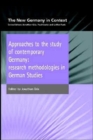 Image for Contemporary Germany  : research methodologies and approaches