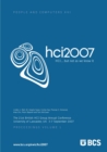 Image for Proceedings of HCI 2007 (Vol. 1)