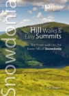 Image for Hill walks and easy summits  : the finest walks on the lower hills of Snowdonia