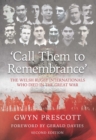 Image for &#39;Call Them to Remembrance&#39;: The Welsh Rugby Internationals Who Died in the Great War