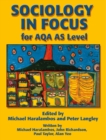Image for Sociology in Focus for AQA AS Level