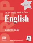Image for So You Really Want to Learn English Book 1 : Answer Book