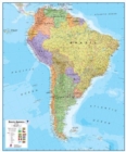 Image for South America political wall map