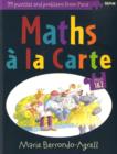 Image for Maths áa la carte for years 1 and 2