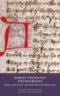 Image for Robert Thornton and his books  : essays on the Lincoln and London Thornton manuscripts