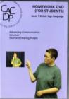Image for Level 1 BSL homework DVD (for students)